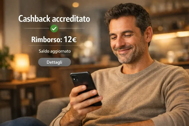 Persona che riceve un rimborso sul proprio conto scommesse