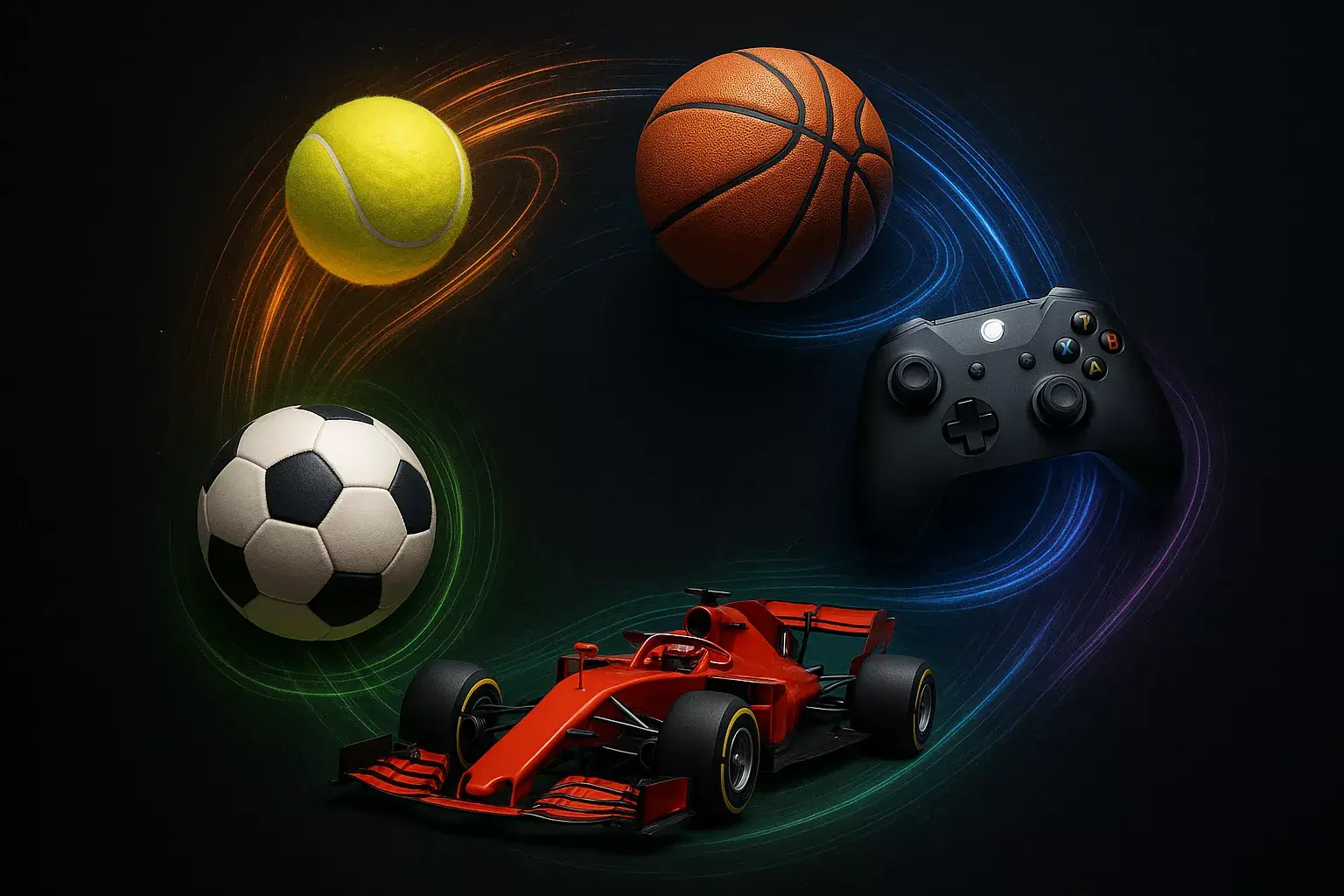 Live betting su diversi sport: tennis, basket, calcio, motori ed eSport con scommesse in tempo reale