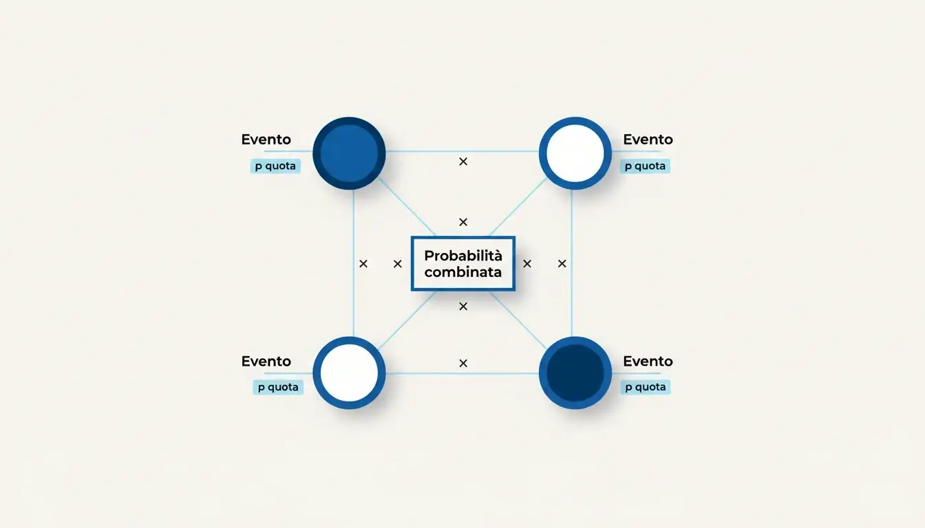 Rappresentazione visiva del concetto di probabilità nelle scommesse