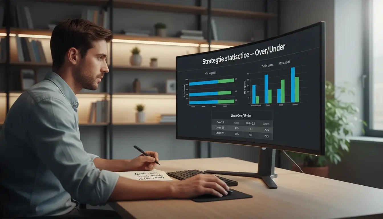 Analista che studia dati statistici su partite di calcio